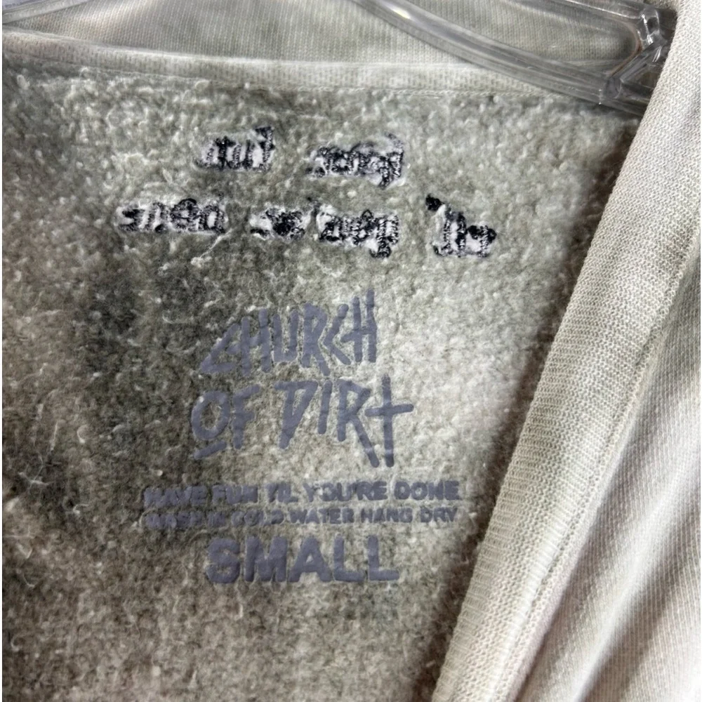 Church of dirt tie dye crewneck sweatshirt size‎ small